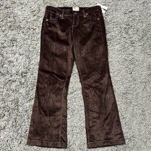 22 Brand 2000s Brown Corduroy Low Rise Flares Size 31